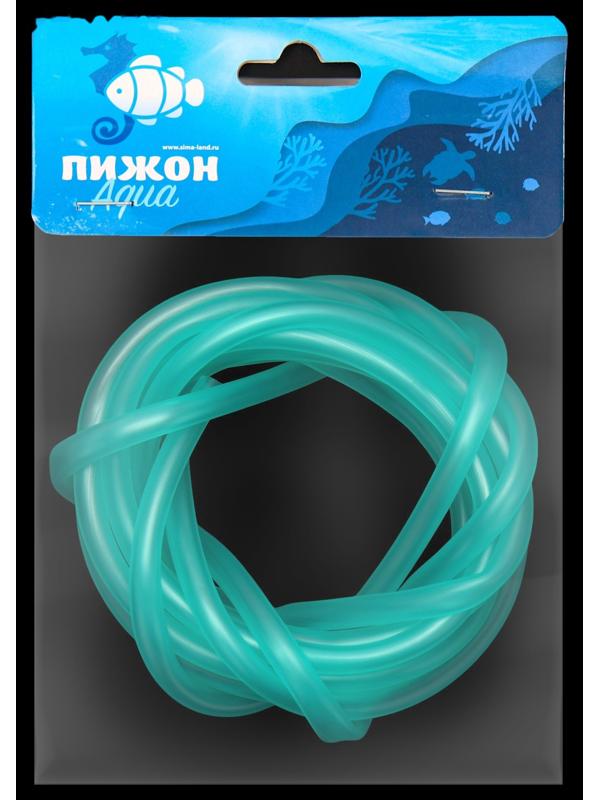 Трубка-шланг для компрессора силиконовая, Ø 4 мм, 3 м, зелёная