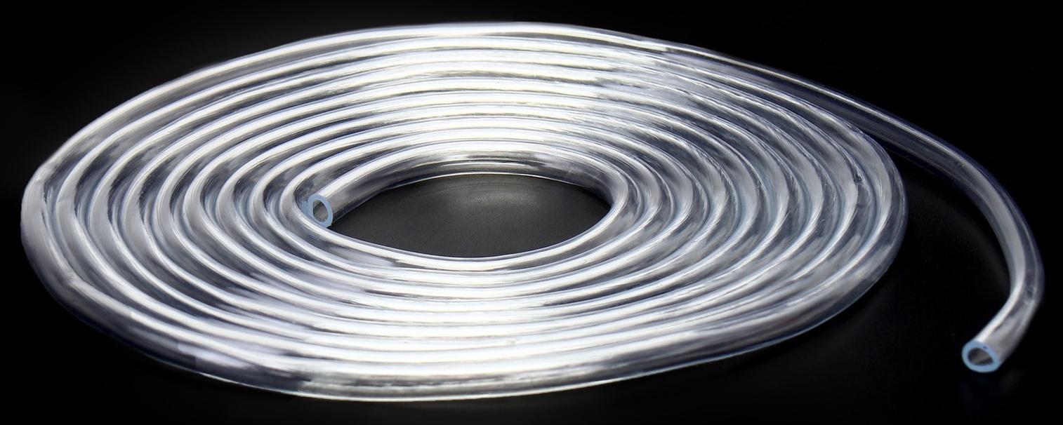 Трубка-шланг для компрессора силиконовая, Ø 4 мм, 3 м, прозрачная