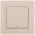Выключатель TOT Elegant, 10 А, 1 кл., с подсветкой, скрытый, бежевый