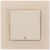 Выключатель TOT Matte Glass, 10 А, 1 кл., с подсветкой, скрытый, стекло, бежевый