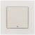 Выключатель TOT Glossy Glass, 10 А, 1 клавиша, с подсветкой, скрытый, стекло, белый