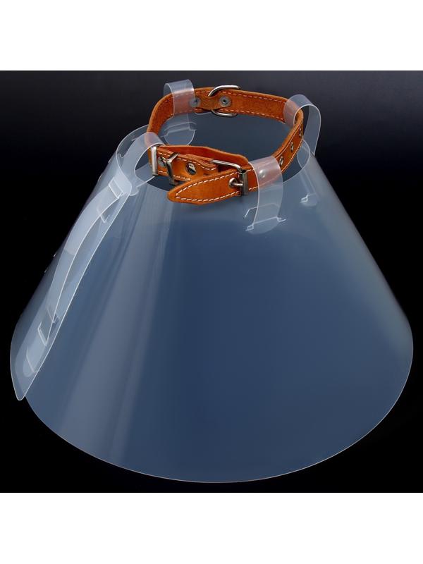 Ветеринарный воротник с креплением на ошейник, высота 20 см (без ошейника)