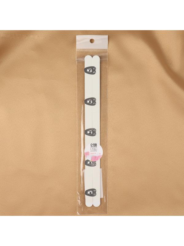 Бюск-застёжка для корсета, 25 см, цвет белый/серебряный