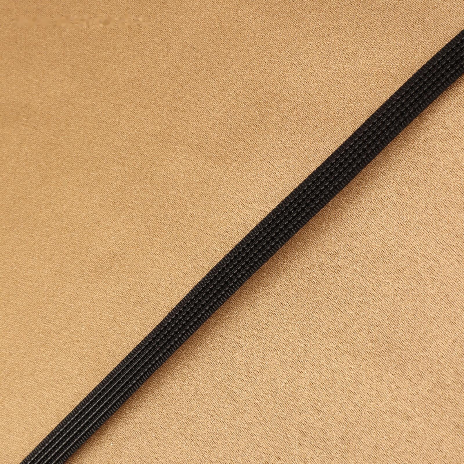 Корсетный регилин, 6 мм, 46 м, цвет чёрный