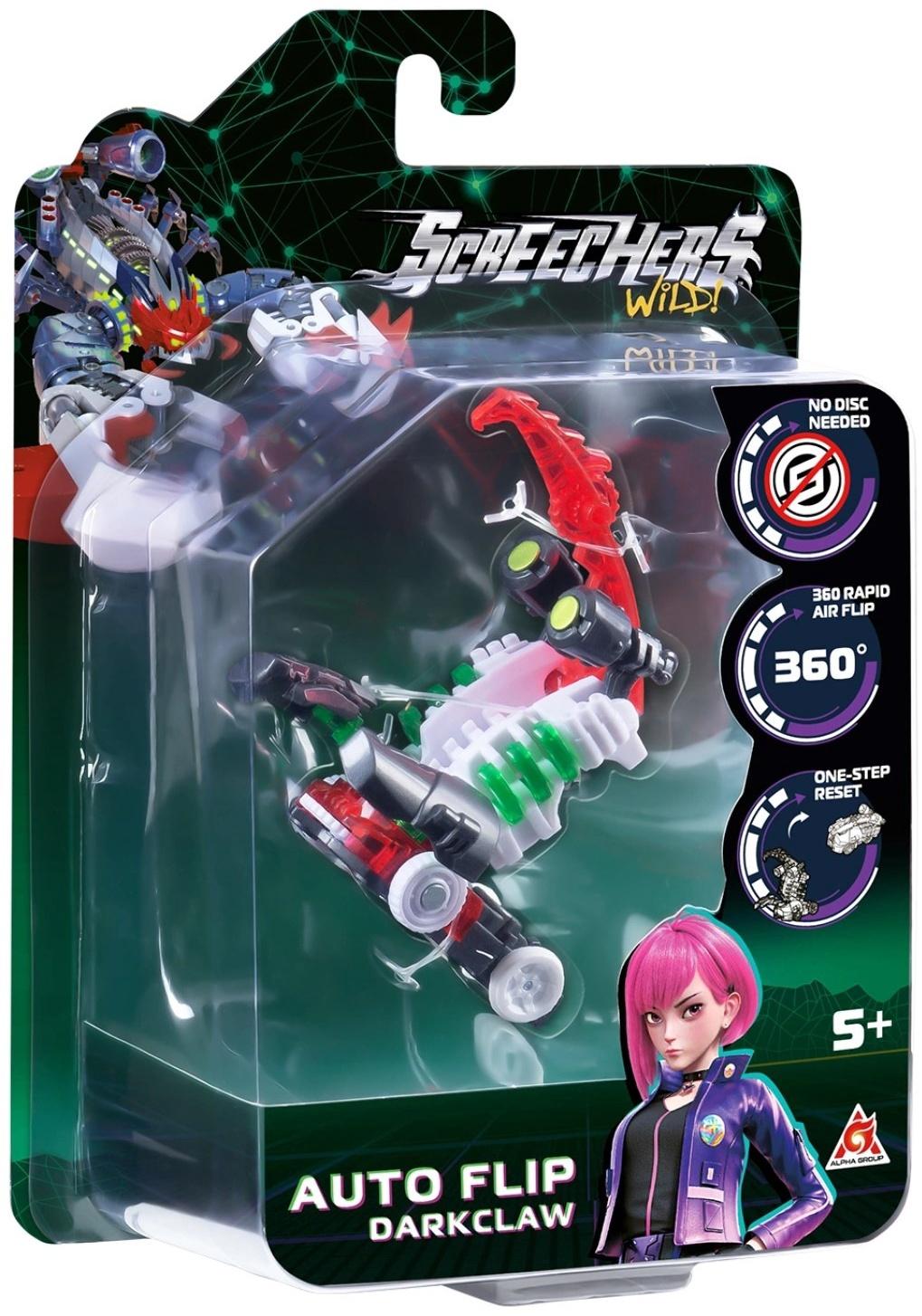Машинка - трансформер «Дикие Скричеры: Автофлип Дарккло S5»