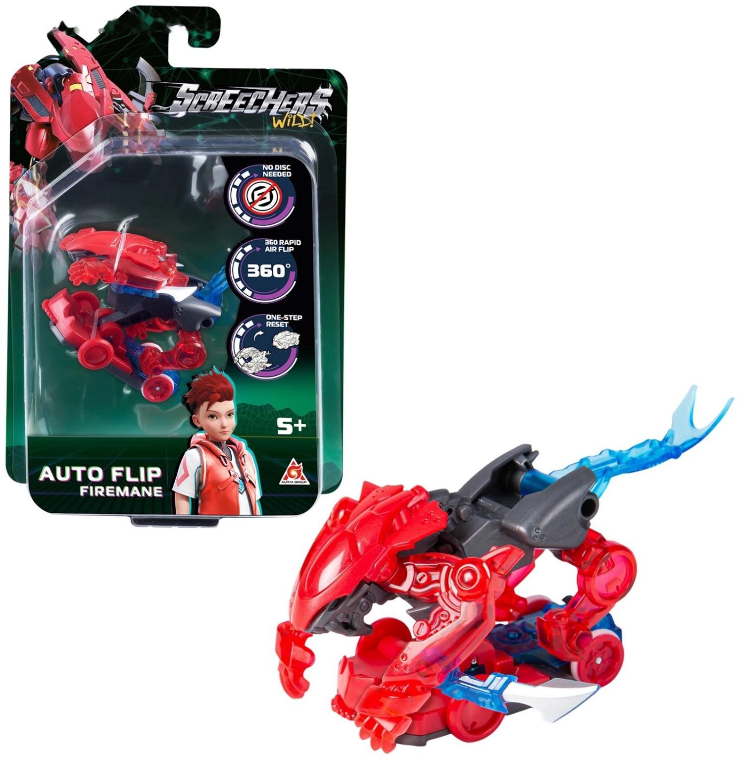 Машинка - трансформер «Дикие Скричеры: Автофлип Фаермэйн S5»
