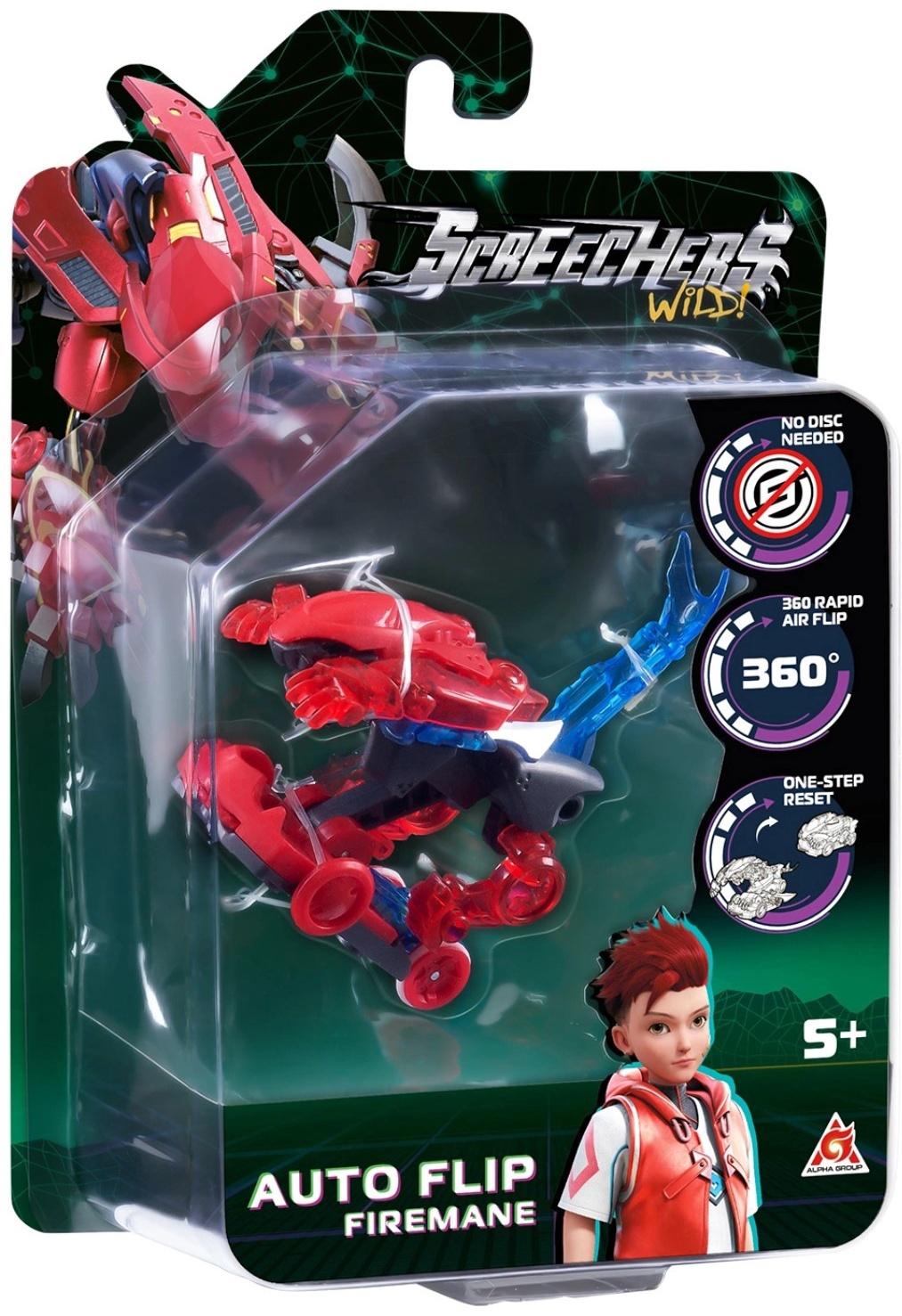 Машинка - трансформер «Дикие Скричеры: Автофлип Фаермэйн S5»