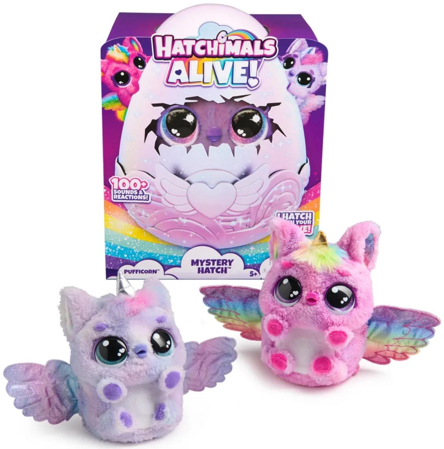 Игрушка интерактивная в яйце Hatchimals Alive «Единорог», свет, звук, дым