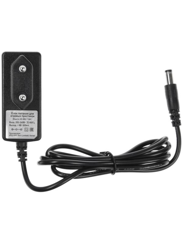 Блок питания 9В, 600мА, для игровых ретро приставок