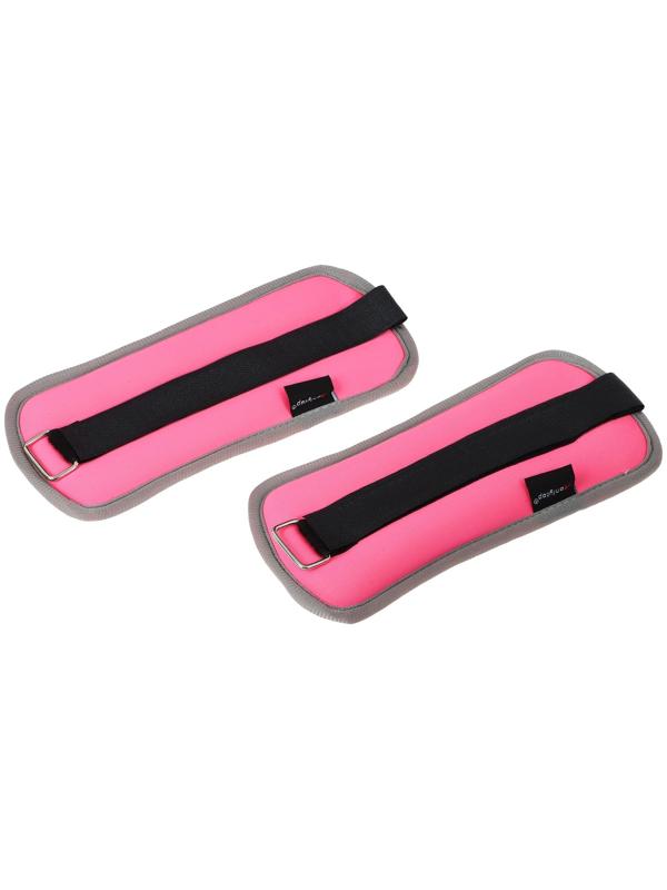 Утяжелители неопреновые ONLYTOP, 2 шт. х 0,25 кг, цвет розовый