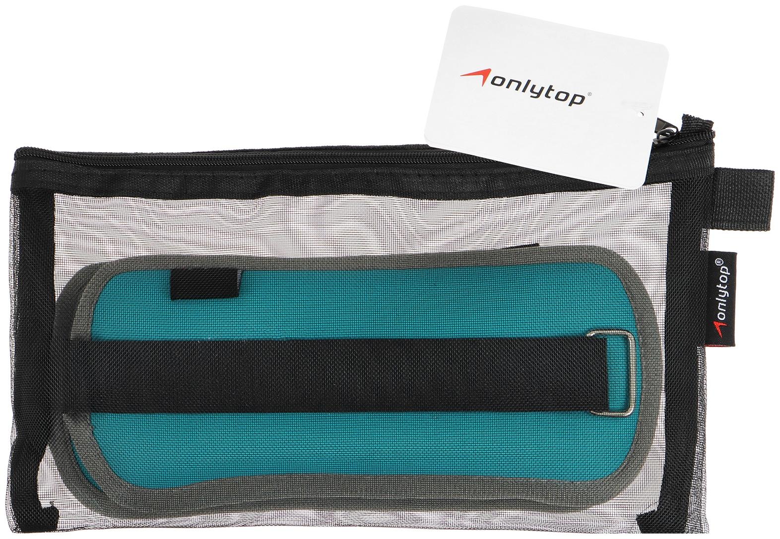 Утяжелители неопреновые ONLYTOP, 2 шт. х 0,25 кг, цвет мятный