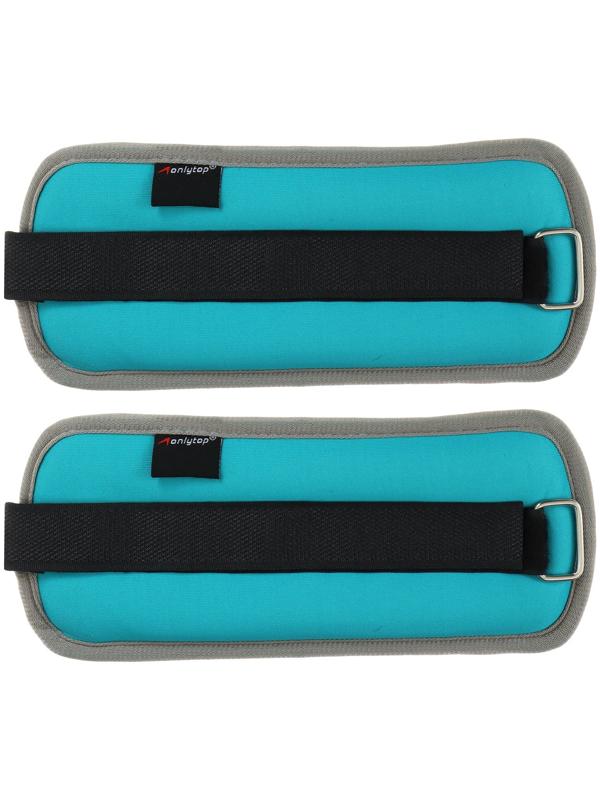 Утяжелители неопреновые ONLYTOP, 2 шт. х 0,25 кг, цвет мятный