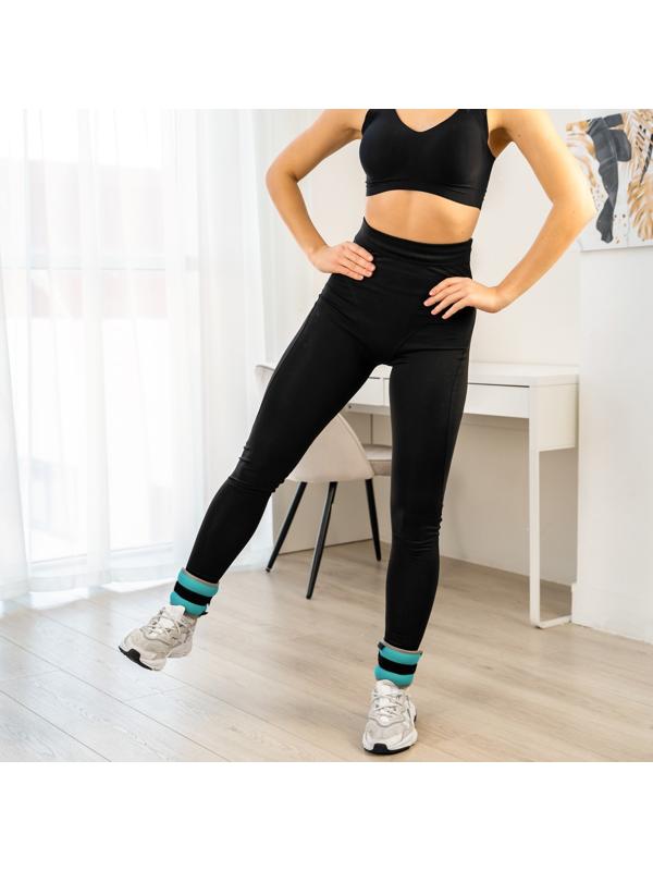 Утяжелители неопреновые ONLYTOP, 2 шт. х 0,25 кг, цвет мятный