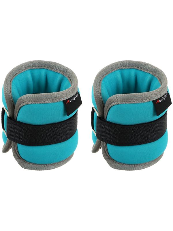 Утяжелители неопреновые ONLYTOP, 2 шт. х 0,25 кг, цвет мятный