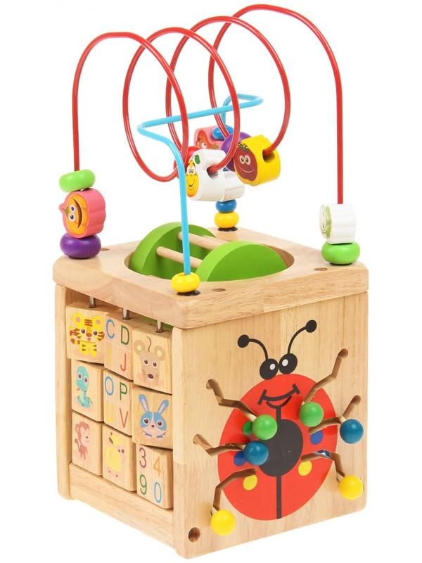 Уценка Логический куб с серпантинкой «Божья коровка»