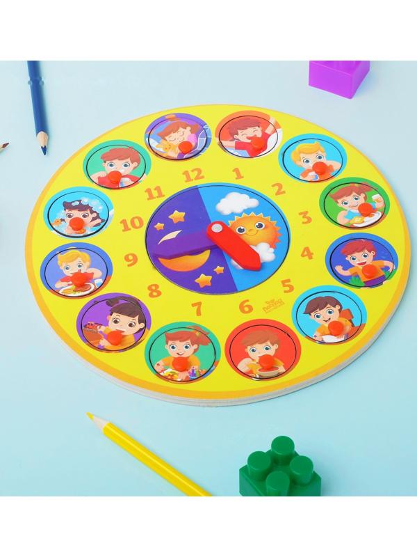 Часы рамка - вкладыш «Время суток»