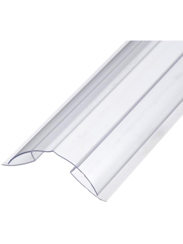 Профиль коньковый 120°, для поликарбоната толщина 4-6 мм, длина 6 м, прозрачный