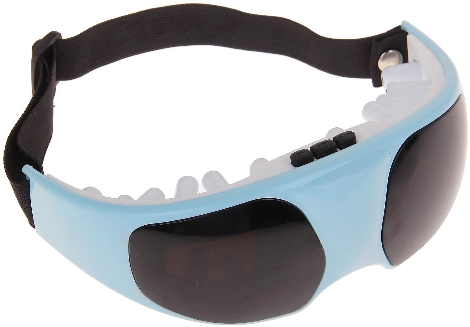 Массажёр для глаз Luazon LEM-10, 2 режима, 2хAAА (не в комплекте), МИКС