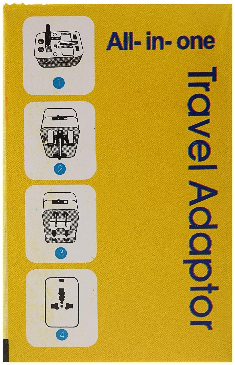 Адаптер универсальный, 3 A, 5 в 1, 220 В, белый