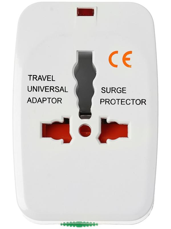 Адаптер универсальный, 3 A, 5 в 1, 220 В, белый