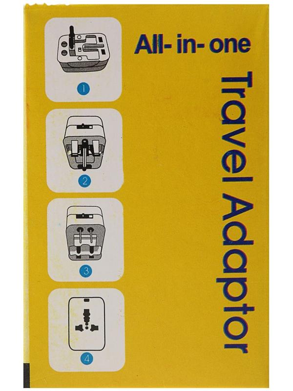 Адаптер универсальный, 3 A, 5 в 1, 220 В, белый