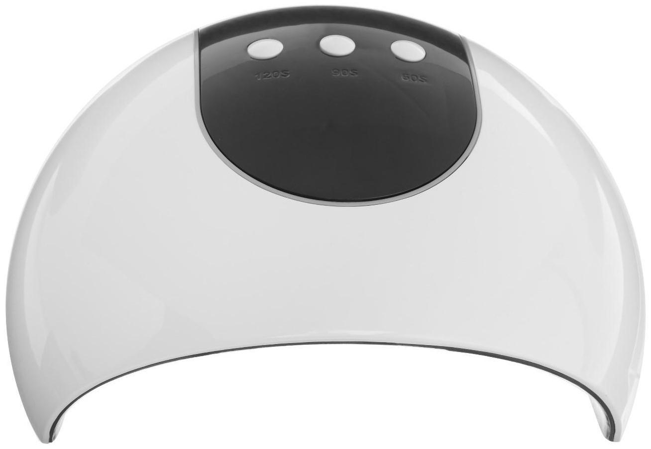 Лампа для гель-лака Luazon LUF-17, LED, 24 Вт, 8 диодов, таймер 60/90/120 сек,USB, белая