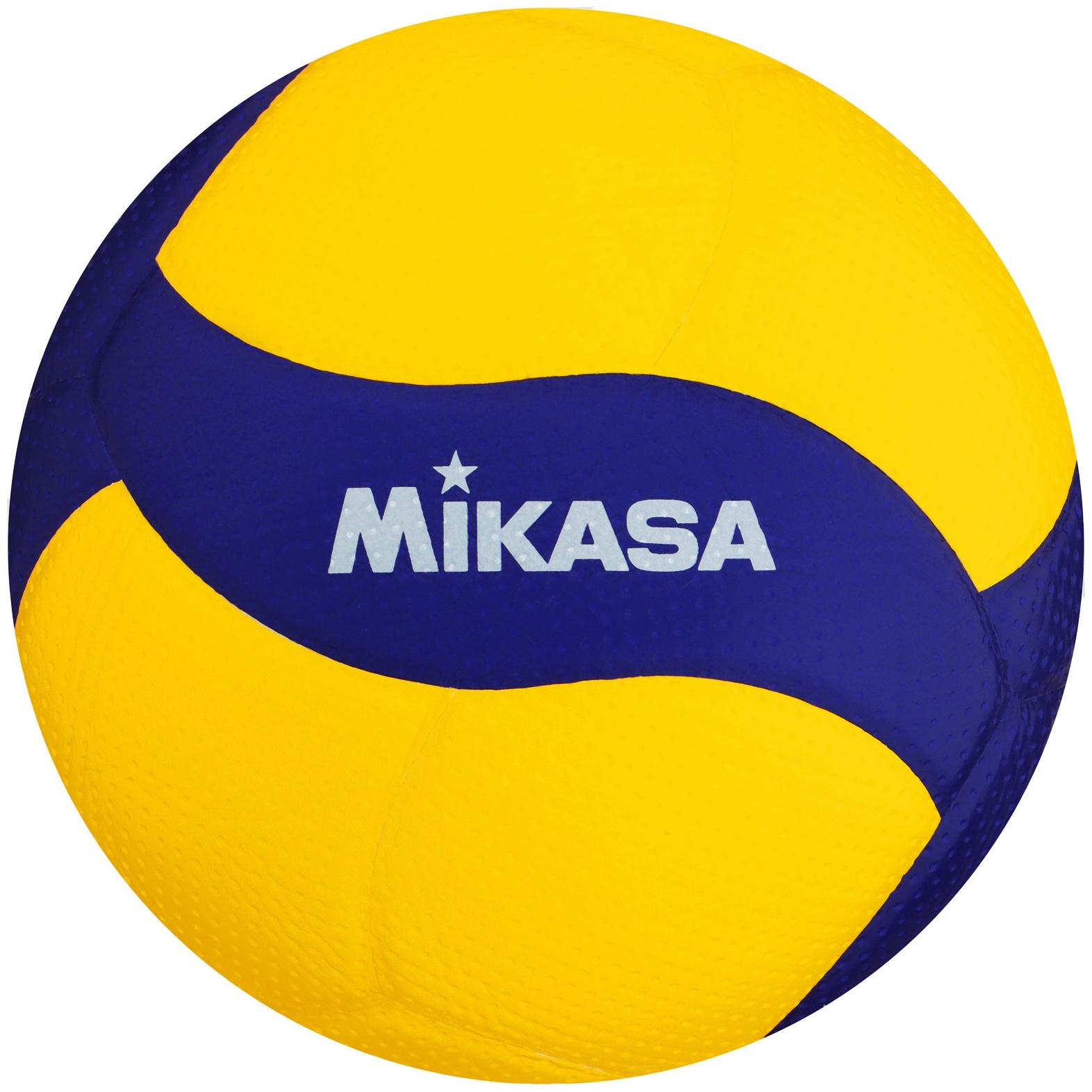 Волейбольный мяч Mikasa V300W, клееный, 18 панелей, р. 5, microfiber PU