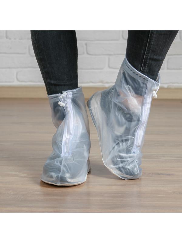 Чехлы на обувь «Классика» прозрачные, надеваются на размер обуви 37-38