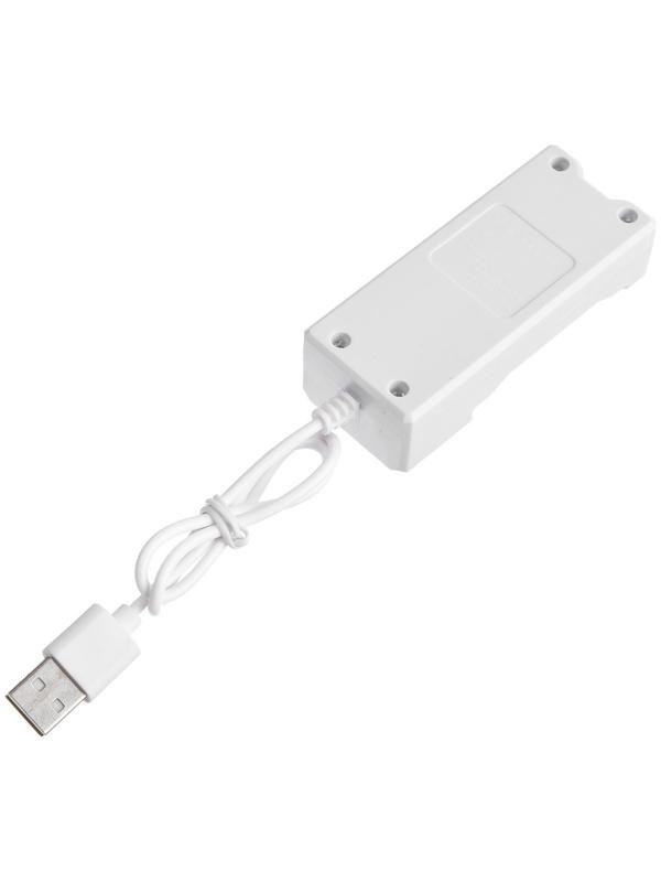 Зарядное устройство Luazon UC-26, для 2-х аккум. АА или ААА, USB, ток заряда 250 мА, белое