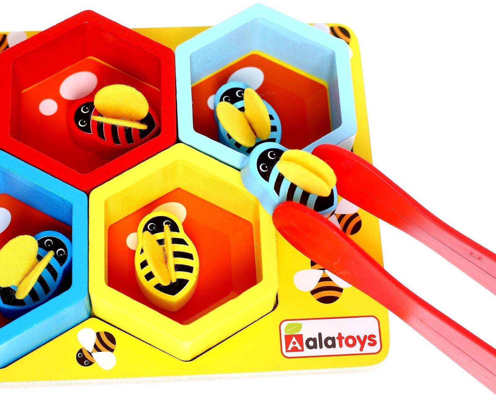 Сортер с пинцетом «Пчёлки»