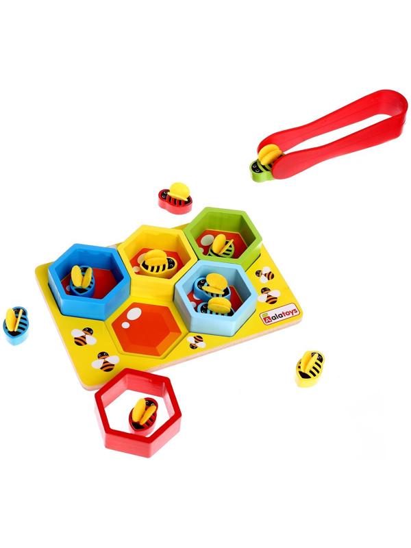 Сортер с пинцетом «Пчёлки»