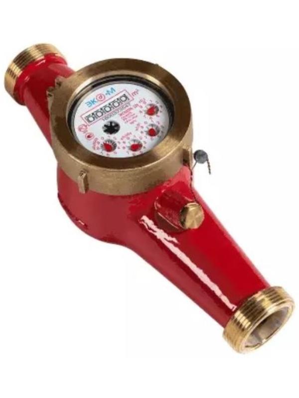 Счетчик воды универсальный «ЭКОМЕРА» Э-25У-260-СК, многоструйный, DN 25 мм, L=260 мм, с КМЧ