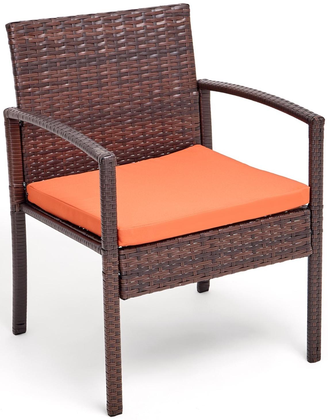 Набор садовой мебели: Стол 80 х 50 х 38 см, диван 106 x 58 x 84 см, 2 кресла 59 x 58 x 84 см