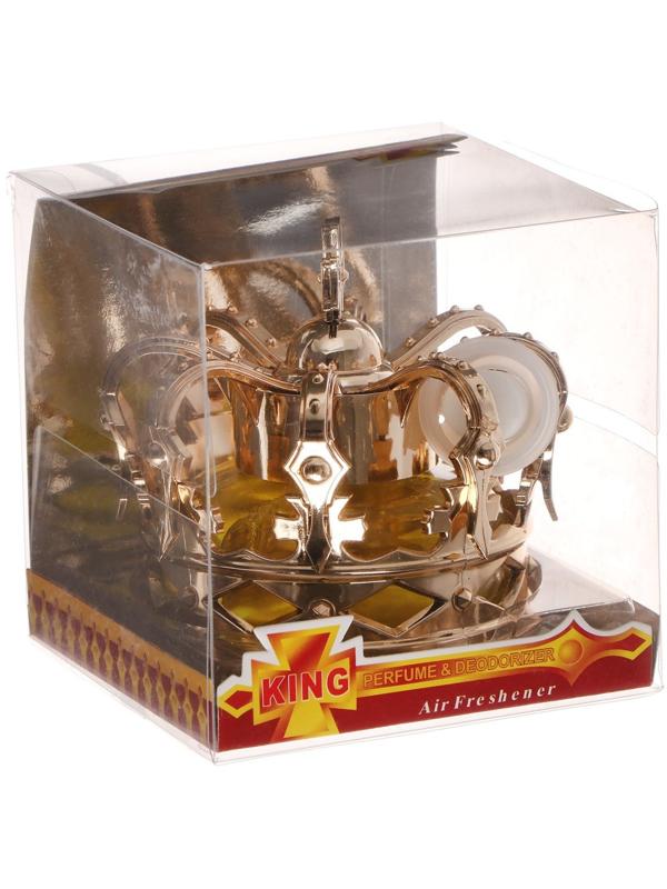 Ароматизатор на панель, Корона, освежающий лимон, пластик