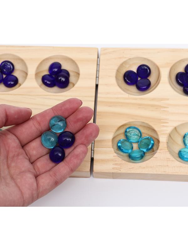 Настольная игра на логику «Калах. Манкала», 48 камней