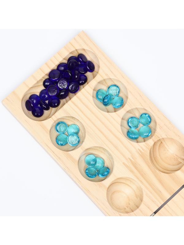 Настольная игра на логику «Калах. Манкала», 48 камней