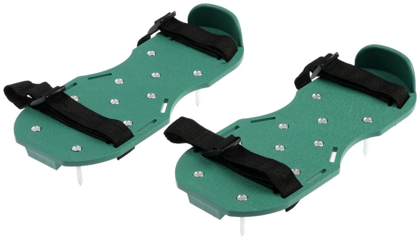 Подошвы ТУНДРА, шипованные, для наливного пола, 300×130 мм, длина шипа 42 мм, 2 шт.