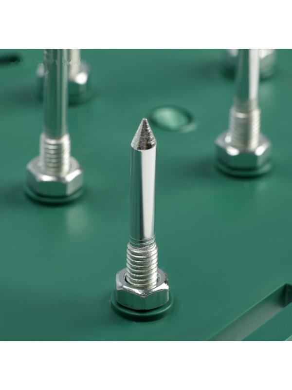 Подошвы ТУНДРА, шипованные, для наливного пола, 300×130 мм, длина шипа 42 мм, 2 шт.