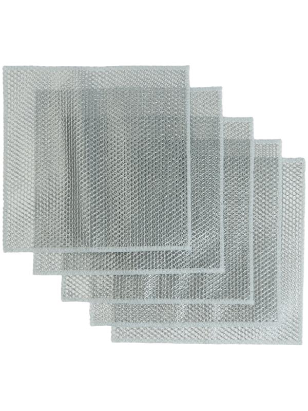 Тряпка для зачистки металла CARTAGE, металл, 2 слоя, 20×20 см, набор 5 шт