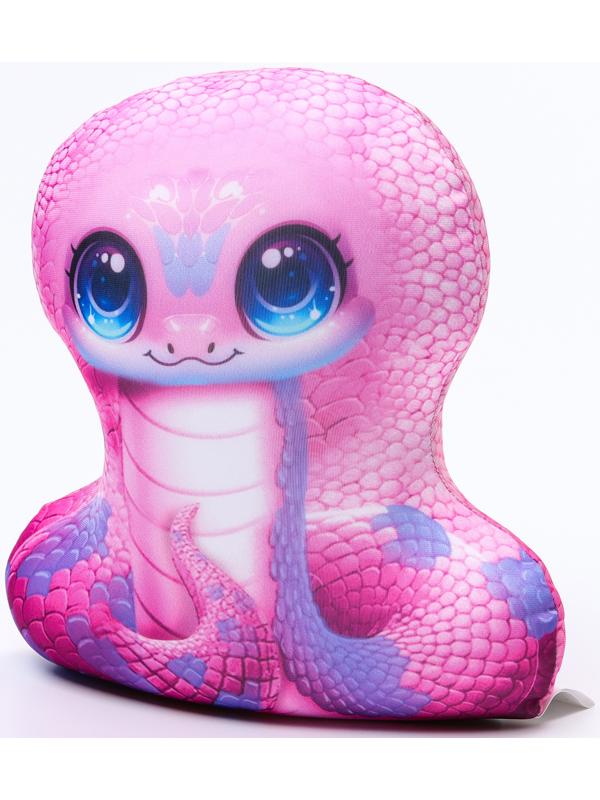 Антистресс игрушка «Змея», розовая