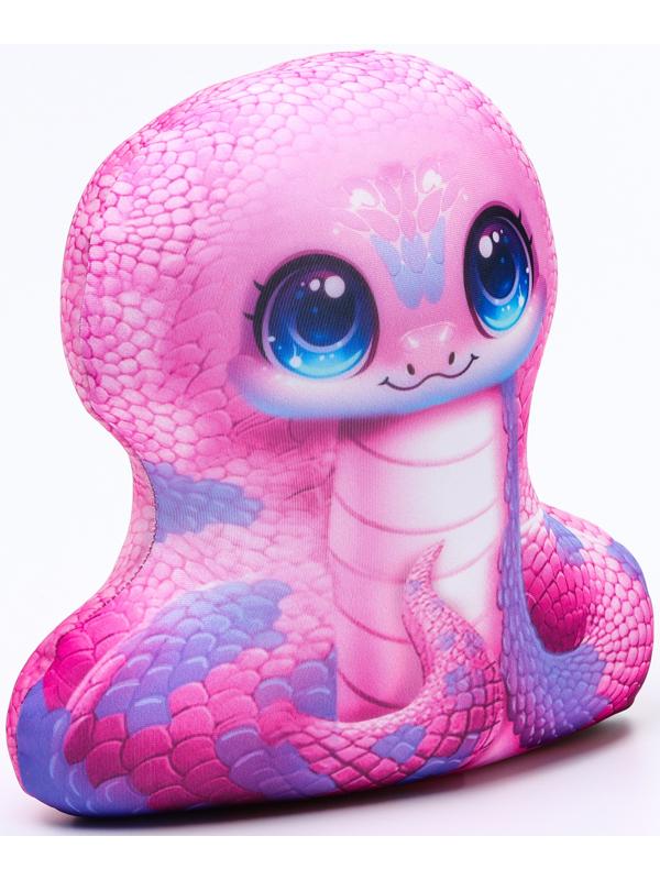 Антистресс игрушка «Змея», розовая