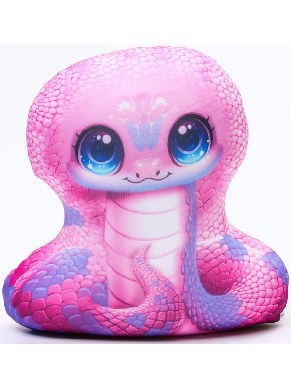 Антистресс игрушка «Змея», розовая