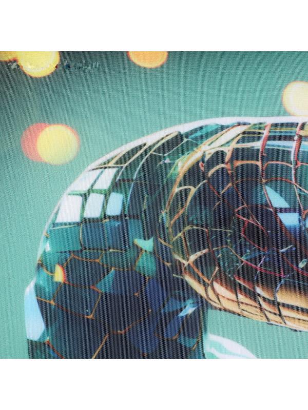 Подушка декоративная антистресс «Змея», зелёная