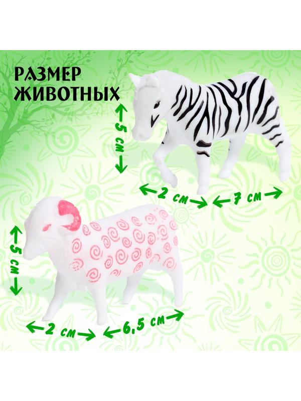 Грузовик инерционный «Зооперевозчик», 2 фигурки животных, МИКС