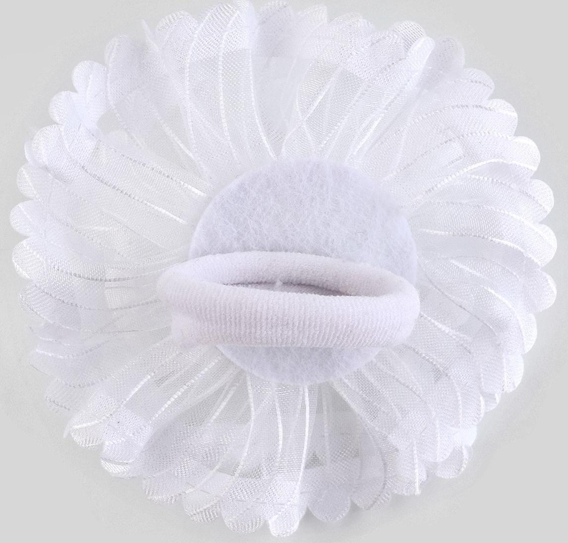 Бант для волос на резинке, белый, 2 штуки, 7 см, Холодное сердце