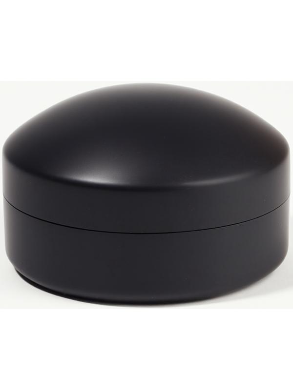 Расчёска массажная, круглая, складная, с зеркалом, d = 7,5 см, цвет чёрный