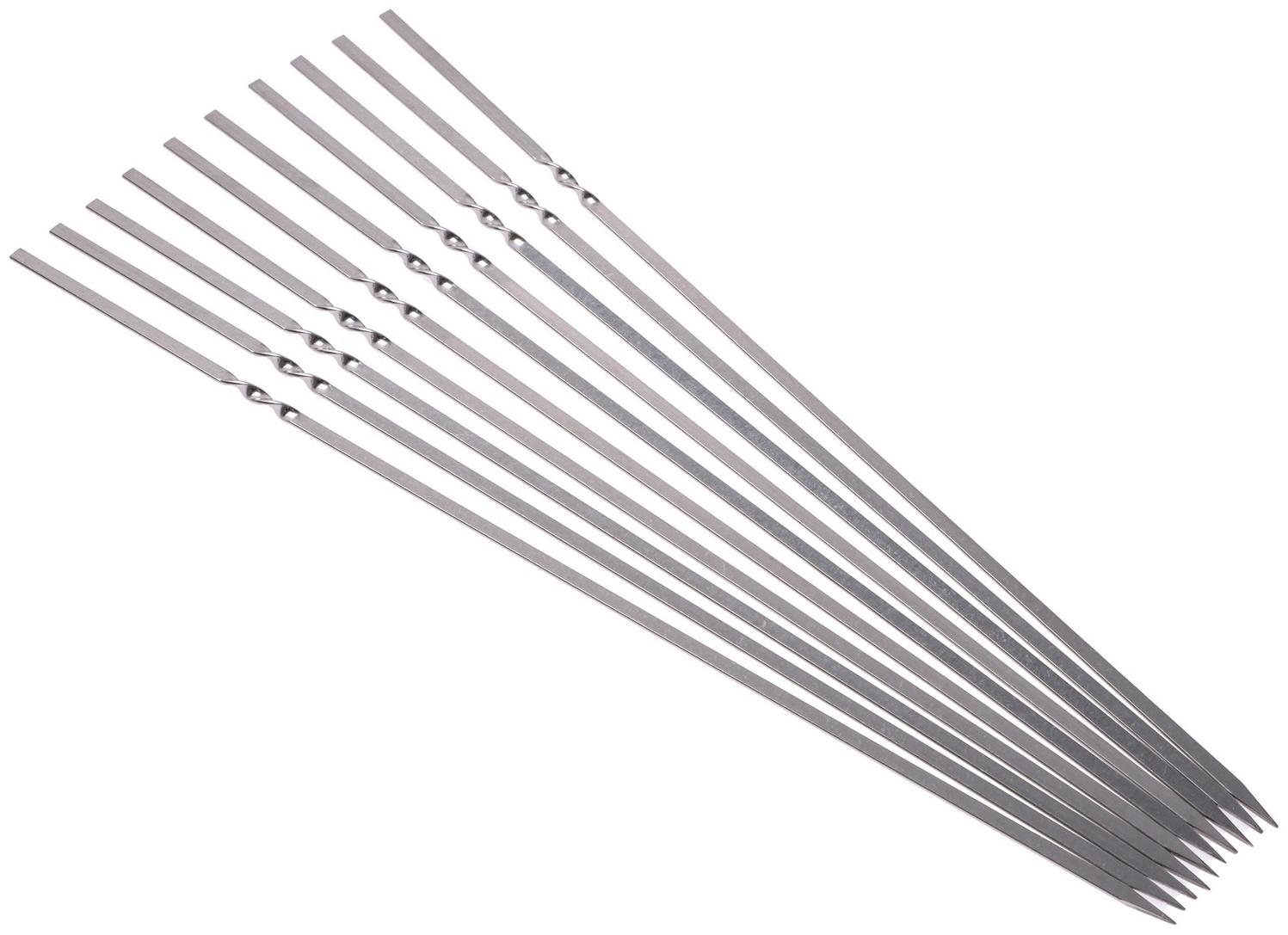 Набор шампуров-шпажек, 10 шт., 40 см×0.5, толщина - 1.4 мм