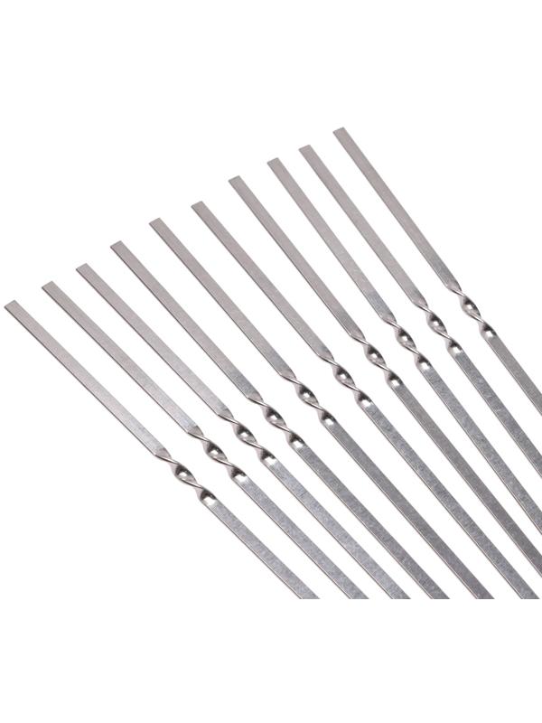 Набор шампуров-шпажек, 10 шт., 40 см×0.5, толщина - 1.4 мм