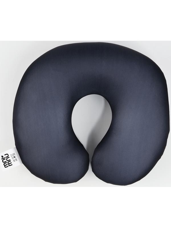 Подушка для путешествий антистресс «Змея», черно-золотой