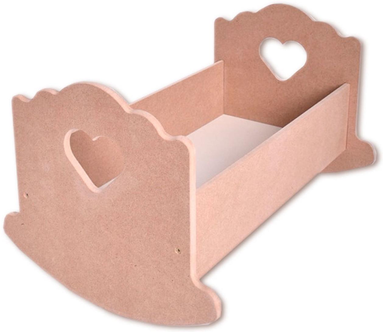 Кроватка-люлька для кукол «Сердечко», без постельного белья, 43 см